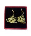 Bullfighting walking hood earrings