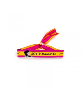 Pulsera taurina de tela "Soy Tomasista"