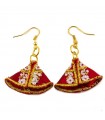 Bullfighting walking hood earrings