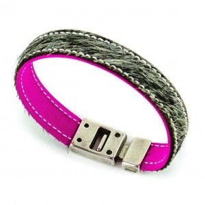 Pulsera taurina de pelo de toro