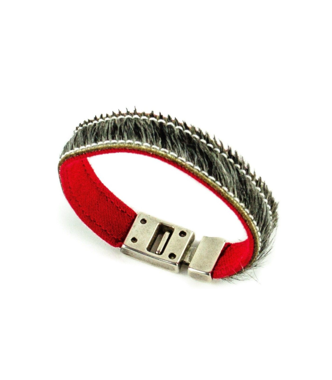 Pulsera taurina de pelo de toro