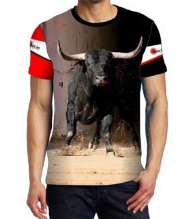 Black Toro sports shirt coming out of toriles  - 1