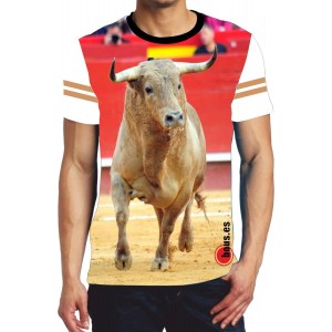 Camiseta deportiva Toro jabonero en la plaza  - 1
