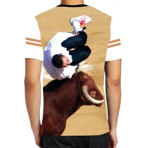 Camiseta deportiva Toro jabonero en la plaza  - 2