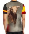 T-shirt with black bull and spanish flag  - 2