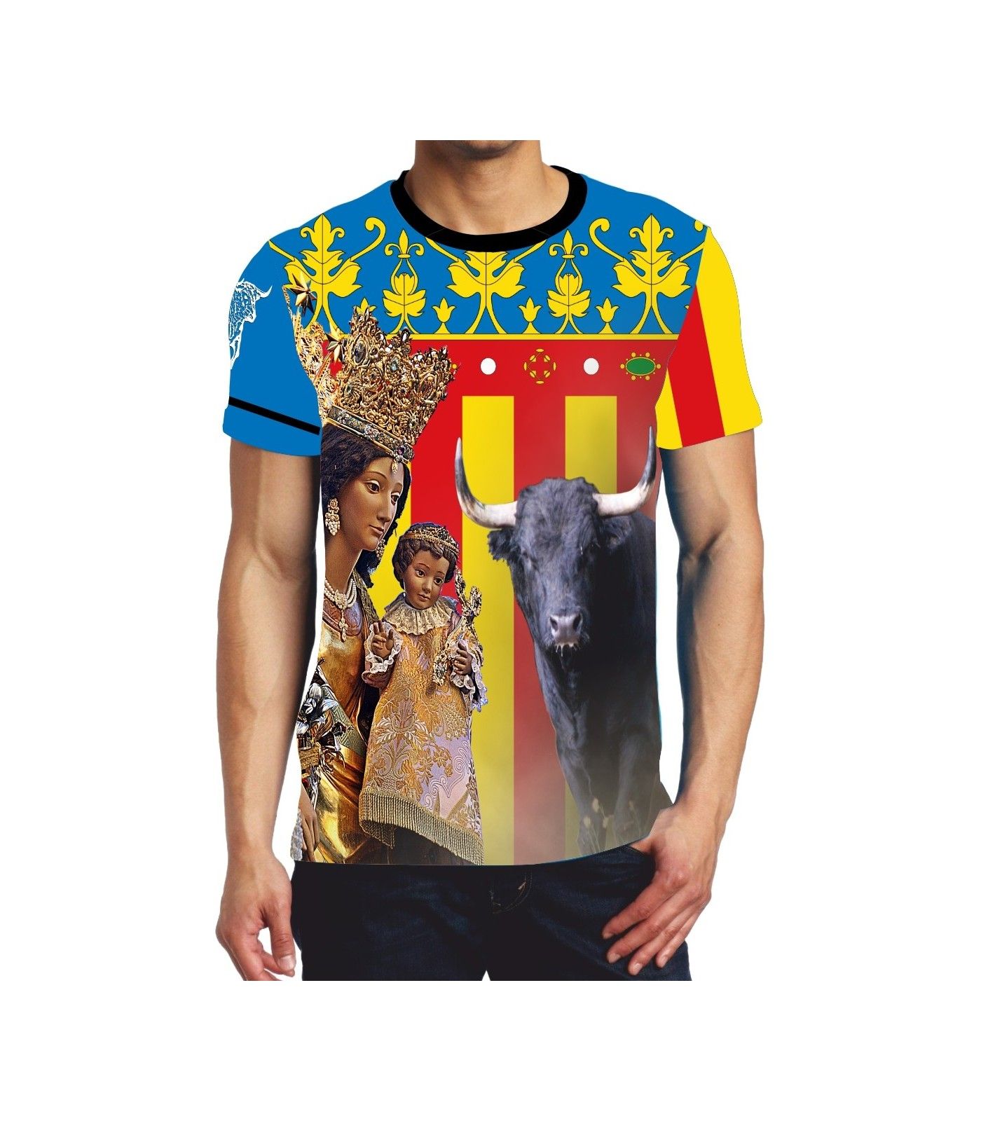 Taurine T-shirt with virgin and Señera  - 1