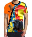 Bullfighting T-Shirt with Bull and Señera