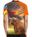 Bullfighting T-Shirt with Bull and Señera  - 2