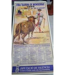 Taurine Poster Year 1992 Graphic Ortega Montserrat  - 1
