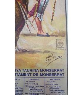 Taurine Poster Year 1992 Graphic Ortega Montserrat  - 2