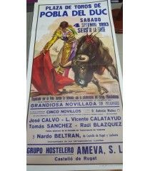 Affiche de corrida, 1993. Pobla del Duc