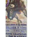 Bullfighting poster Year 1993 Graphic Ortega Pobla del Duc  - 2