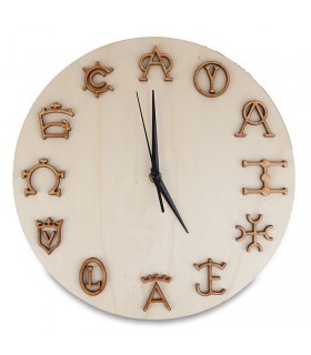 Wall clock with bullfighting irons  - 1