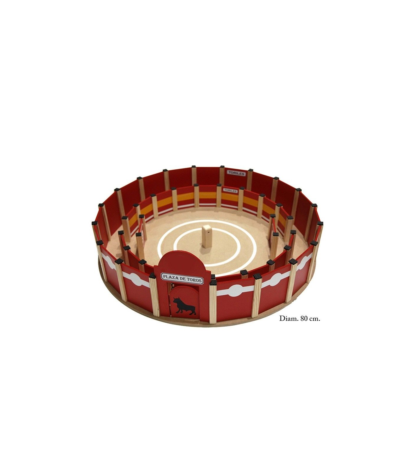 Bullring 80 cm. with inner alley  - 1