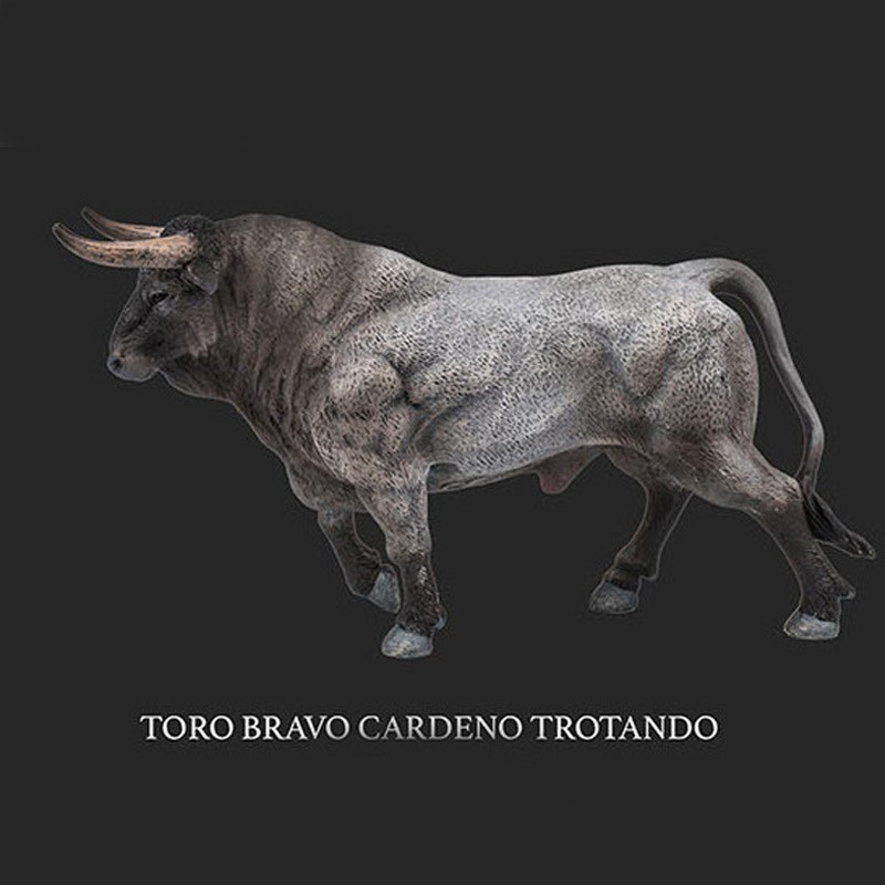 TORO BRAVO CARDENO TROTANDO 10002 DEQUBE - JUGUETES PANRE
