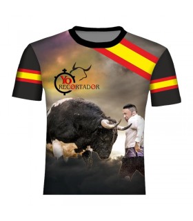 T-shirt knee trimming bullfighting  - 1