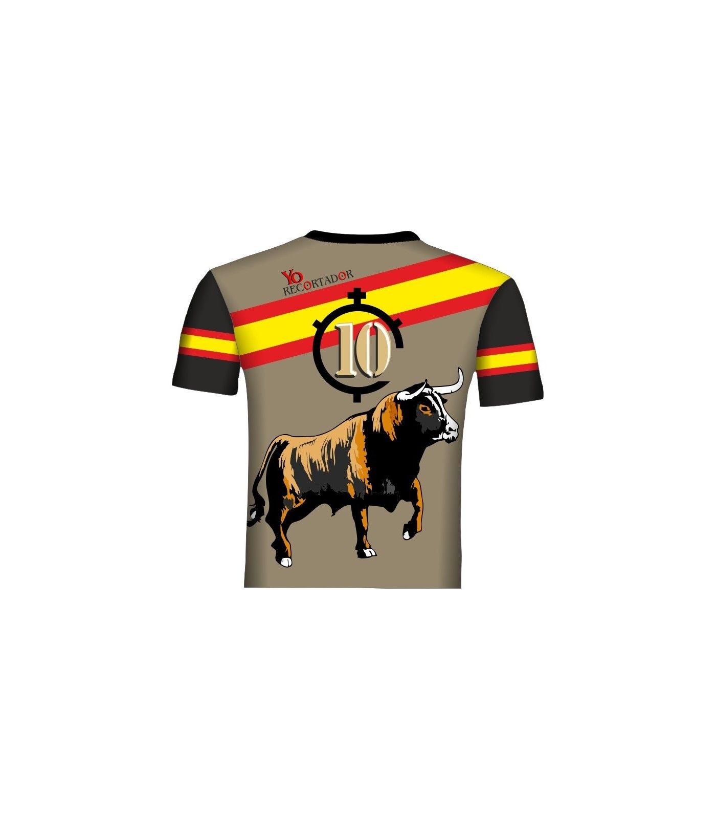 Camiseta taurina recorte de rodillas  - 2