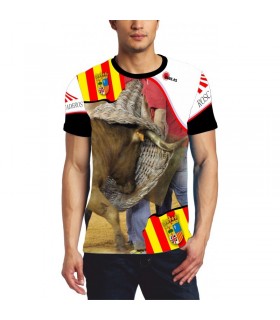 Camiseta taurina con roscaderos Aragón  - 1