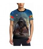 Camiseta taurina con dibujo de toro en la plaza  - 1
