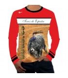 Camiseta taurina manga larga con toros de España  - 1