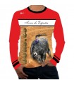 Long-sleeved bullfighter t-shirt with spanish bulls