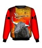 Taurine sweatshirt with torn flag  - 1