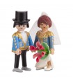 Couple of boyfriends click bullfighters for wedding cakes Mastoro - 1