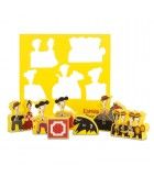 Puzzle con figuras taurinas de goma espuma Mastoro - 1