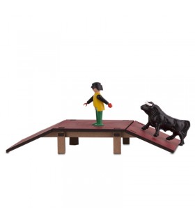 Double ramp bullfighting toy Mastoro - 3