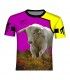 Camiseta deportiva Toro jabonero en el campo  - 1