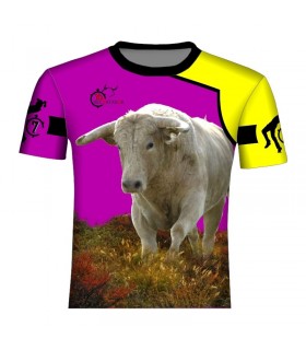 Camiseta deportiva Toro jabonero en el campo  - 1