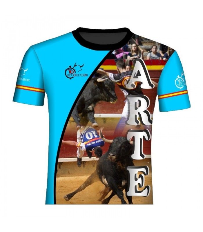 Blue-cut taurine T-shirt  - 1