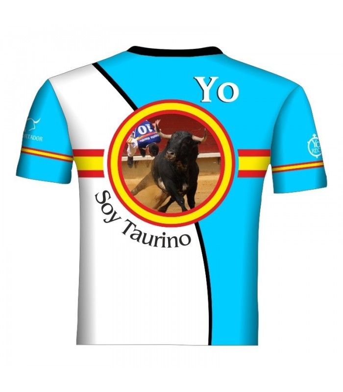 Blue-cut taurine T-shirt  - 2
