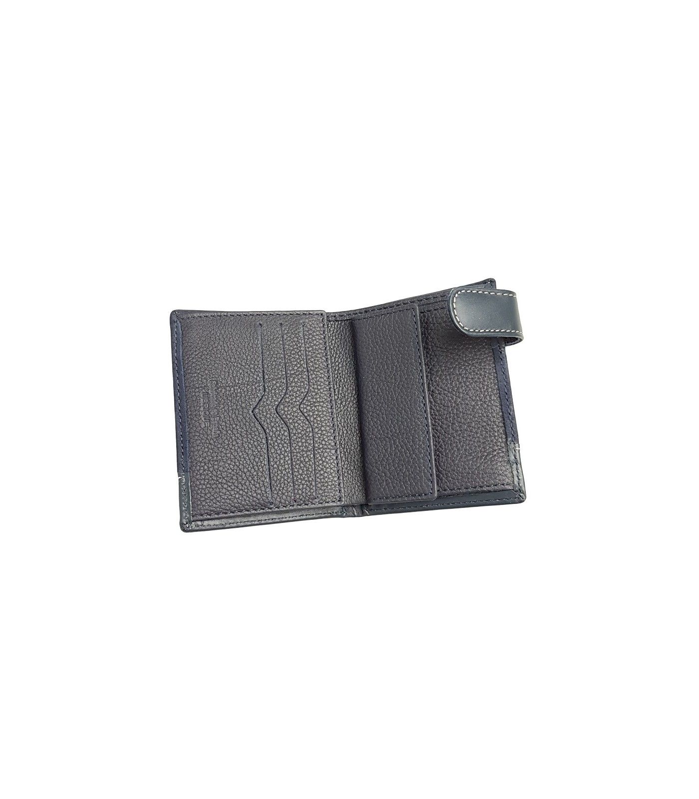 Portefeuille de taureaux en daim bleu américain  - 3