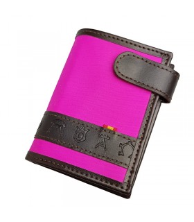 Men's bullfighting wallet in cape and iron fabric  - 1