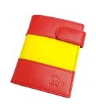 Leather wallet with Spanish flag  - 1