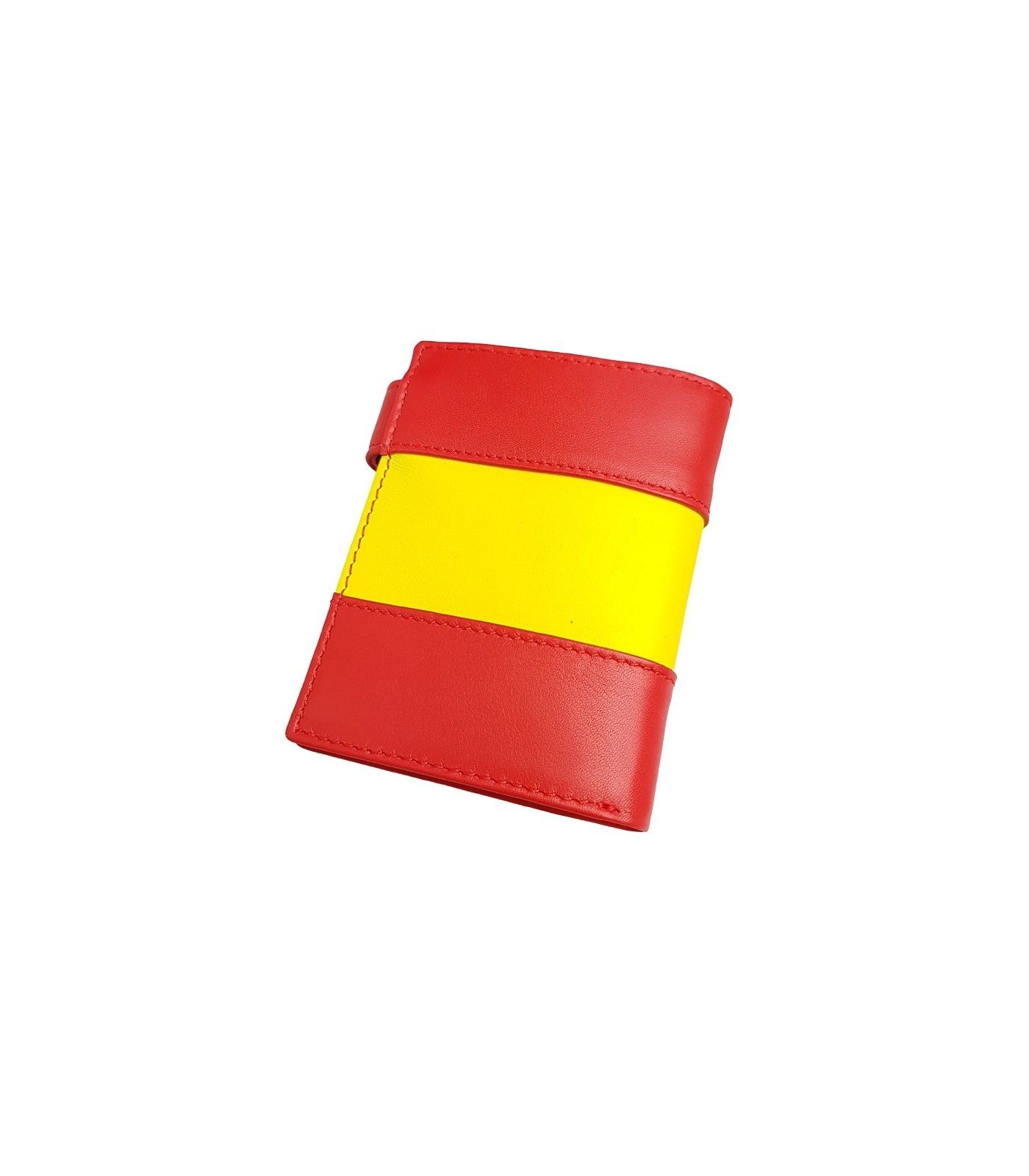 Leather wallet with Spanish flag  - 2