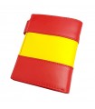 Leather wallet with Spanish flag  - 2