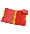 Leather wallet with Spanish flag  - 3