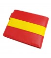 Leather wallet with Spanish flag  - 2