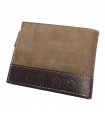 Brown suede taurine wallet with engraved irons  - 2