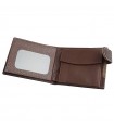 Brown suede taurine wallet with engraved irons  - 3