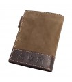 Brown suede taurine wallet with bullfighting irons  - 2