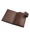 Brown suede taurine wallet with bullfighting irons  - 3