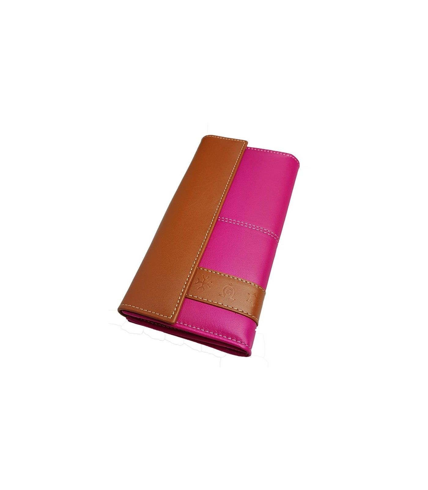 Portefeuille femme en cuir taurin avec fers  - 3