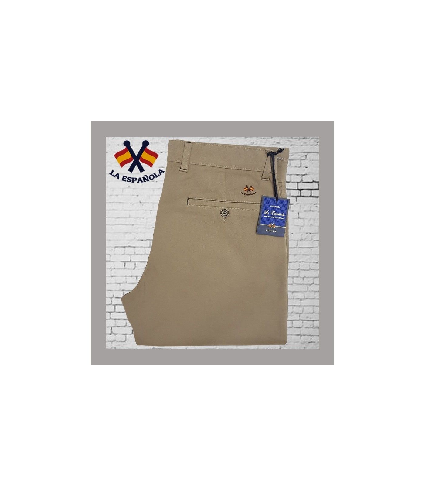 Pantalón chino de algodón marca "La Española"  - 7
