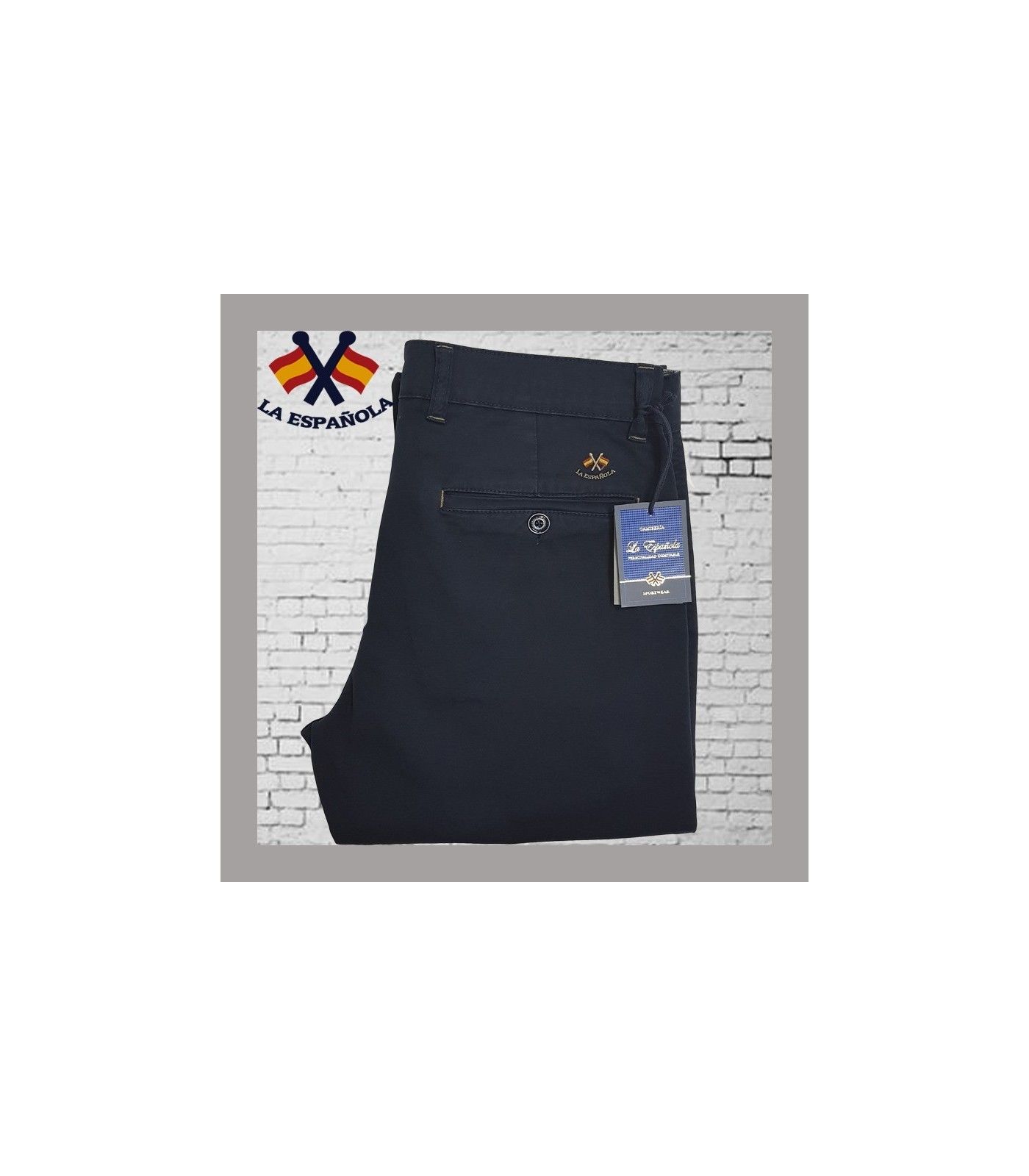 Pantalón chino de algodón marca "La Española"  - 9
