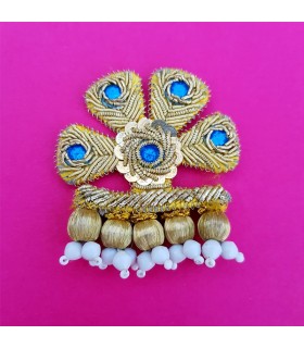 copy of Broche Alamar Trébol con Piedras Rojas  - 1