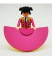 Playmobil torero fucsia con capote