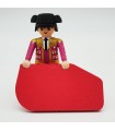 Playmobil torero fucsia con muleta